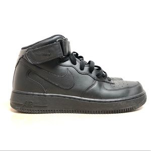 Nike Black Air Force 1 Mid's - 8 US Men